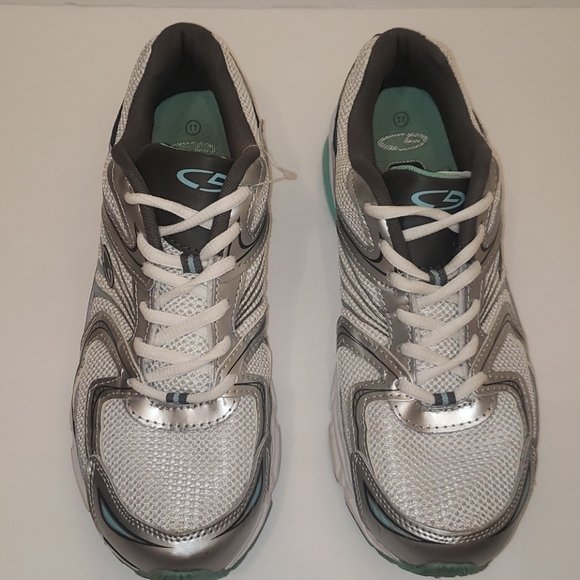 Champion C9 Enhance Perform Fit Athletic Running Sneakers 11 Green White Gray - Picture 2 of 16